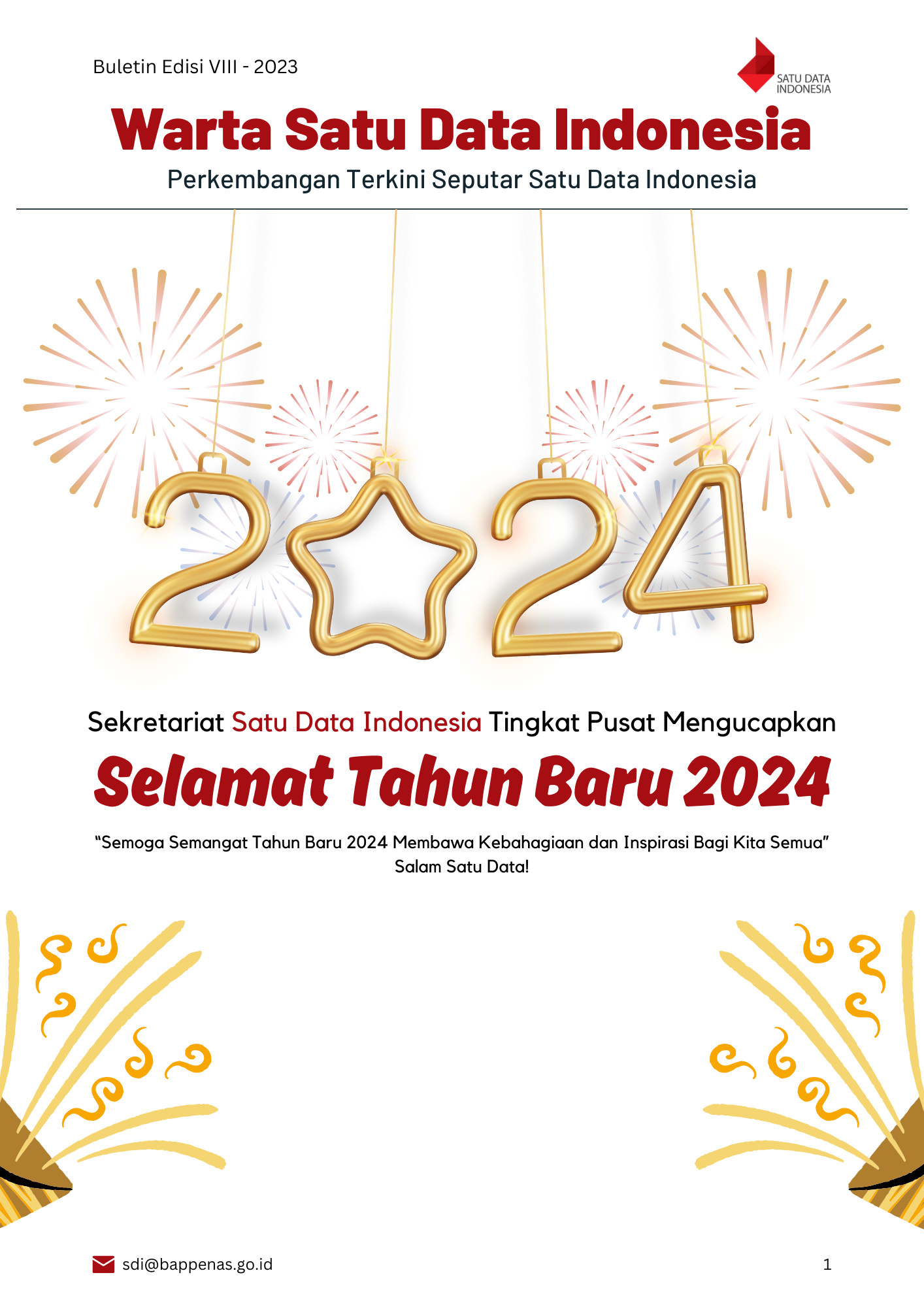 Warta Satu Data Indonesia Edisi 8 Tahun 2024