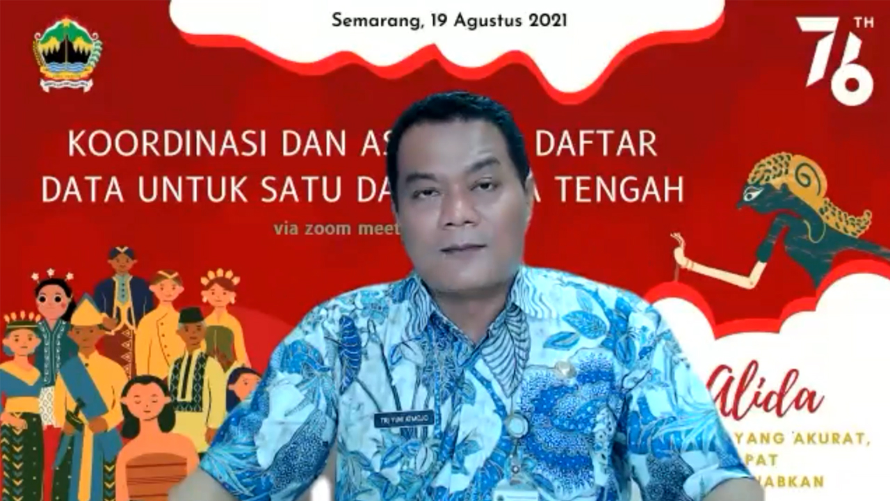 Koordinasi dan Asistensi Daftar Data untuk Satu Data Jawa Tengah