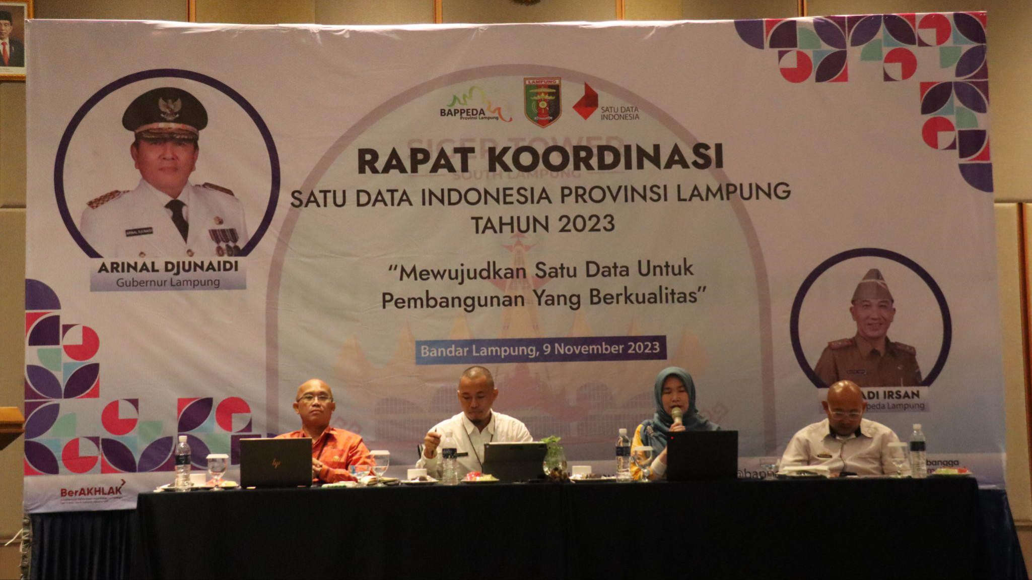 Implementasi Rencana Aksi Satu Data Provinsi Lampung Wujudkan Data yang Berkualitas untuk Lampung Berjaya