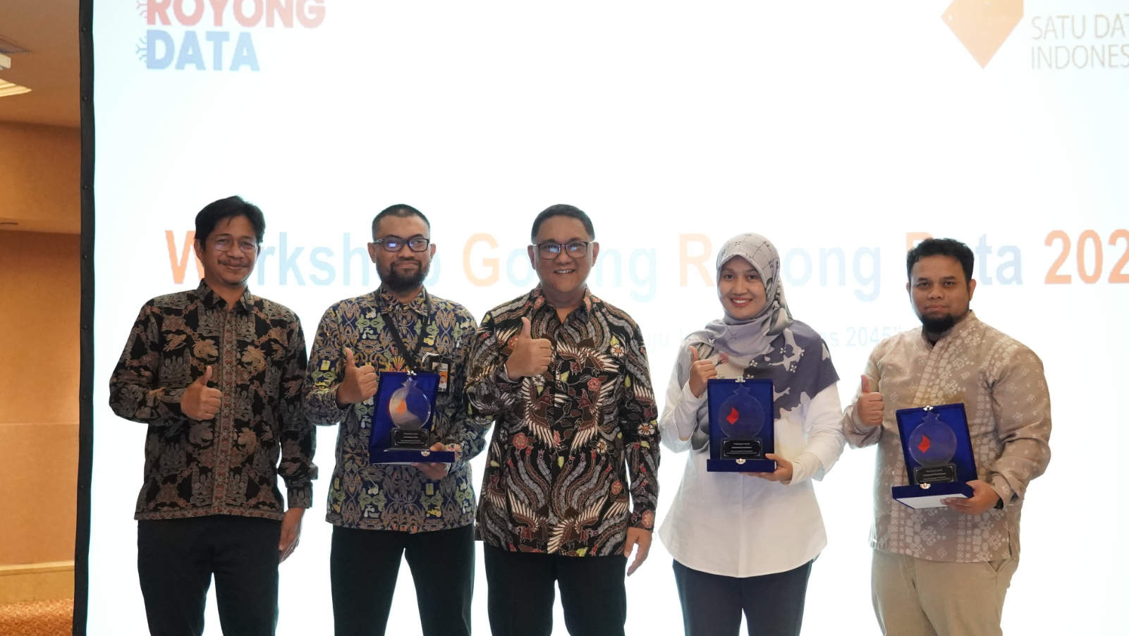 Acara Pembukaan WGRD 2023 dalam Rangka Perencanaan Data Prioritas 2024 dan Apresiasi untuk 5 K/L