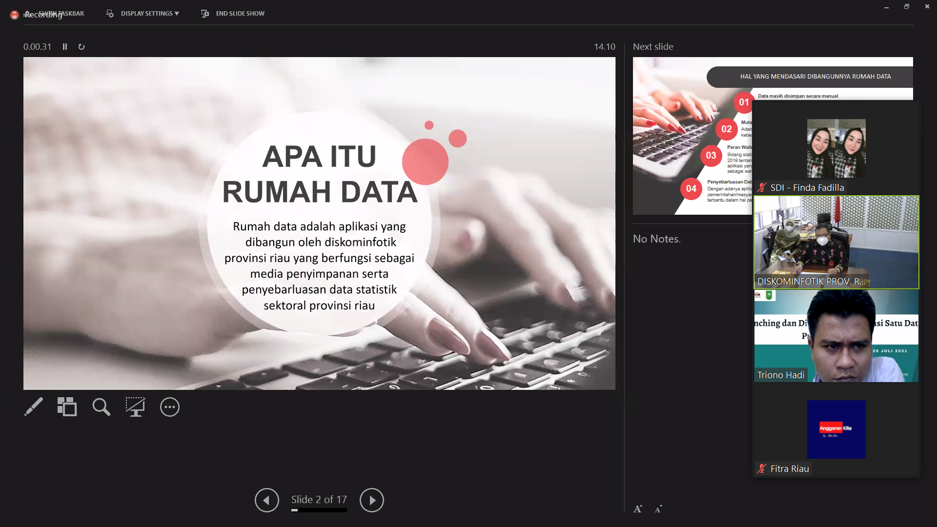 Pemerintah Provinsi Riau Gelar Launching Rumah Data Riau