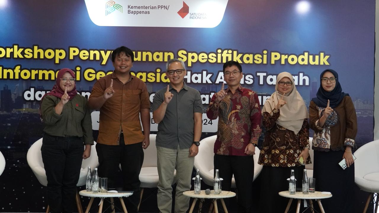 Satu Data Indonesia Terus Dorong Kolaborasi Data Spasial untuk Mewujudkan Transformasi Digital: Workshop Penyusunan Spesifikasi Produk Informasi Geospasial Hak Atas Tanah dan Rencana Detail Tata Ruang