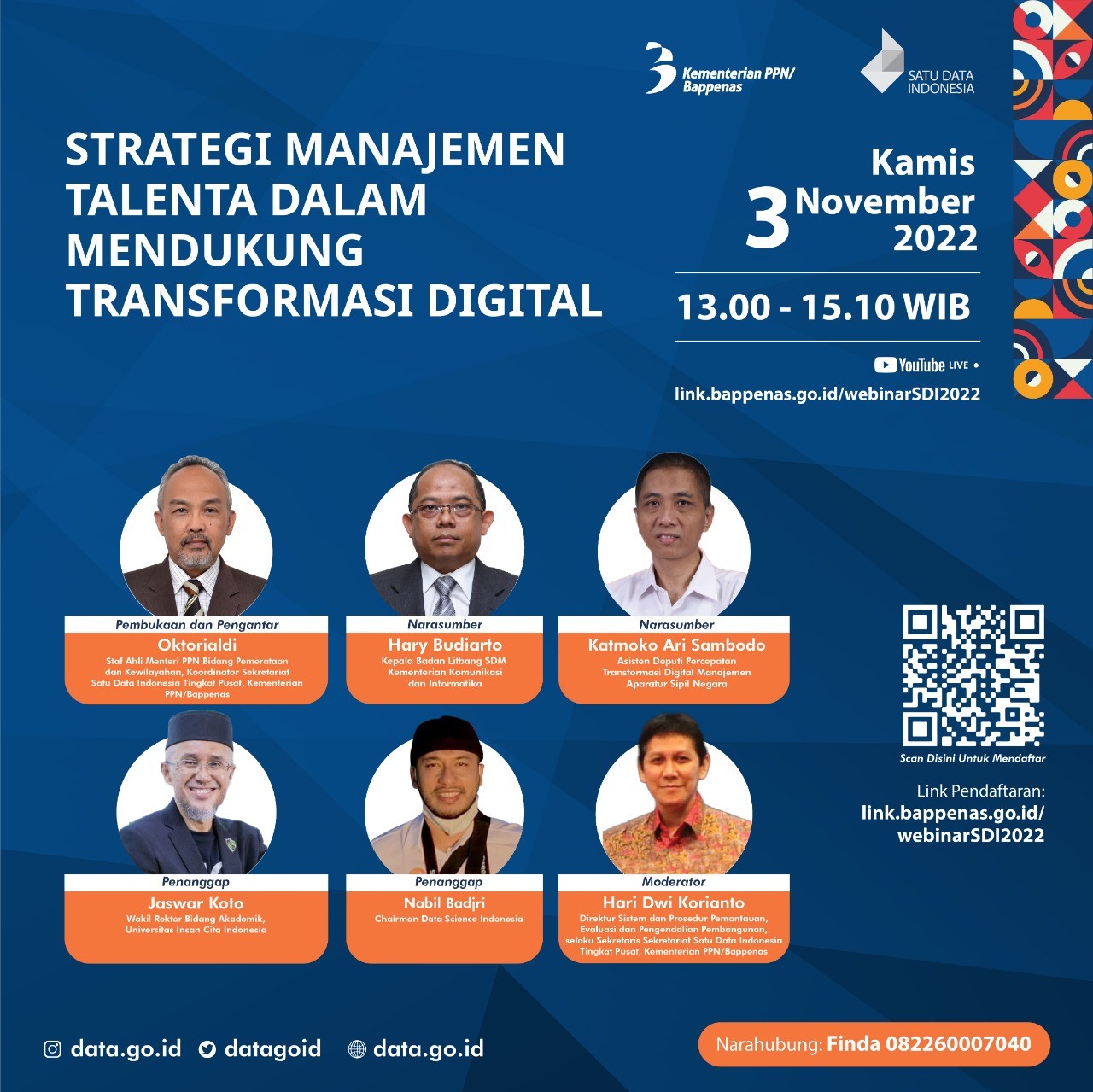Press Release Webinar Satu Data Indonesia: Strategi Manajemen Talenta Dalam Mendukung Transformasi Digital
