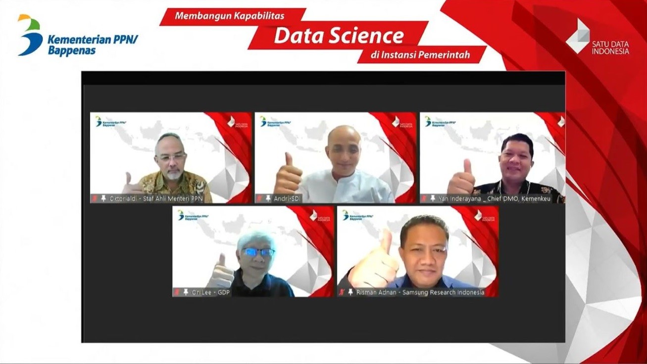 Webinar Satu Data Indonesia: Membangun Kapabilitas Data Science di Instansi Pemerintah